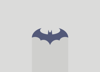 Batman minimalist wallpaper light.