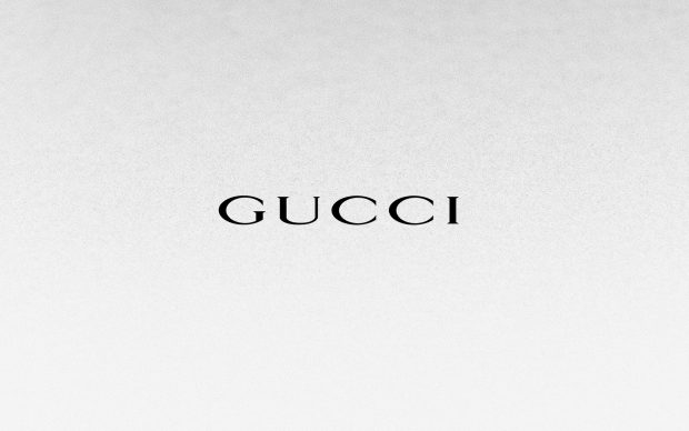 Black Gucci Logo Wallpaper Desktop.