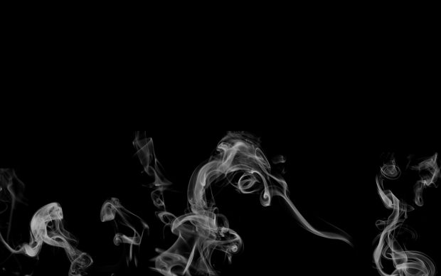 Black smoke wallpaper HD.