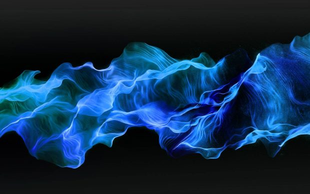 Blue fire wallpaper HD download free.