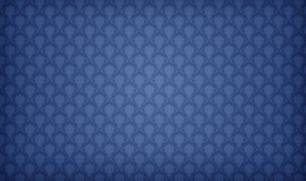Blue floral wall pattern HD abstract wallpaper.