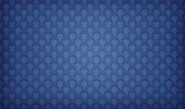Blue floral wall pattern HD abstract wallpaper.