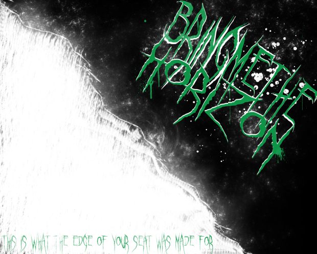 Bring Me The Horizon Wall HD quotes desktop background artwork.