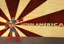 Captain America Classic Retro Backgrounds Wallpaper HD.