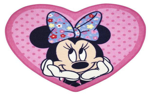 Character world disney minnie mouse shopaholic shaped rug gallery hd image.