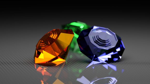 Colorful Diamonds Wallpaper HD.