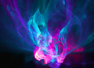 Cool abstract purple fire wallpapers HD.