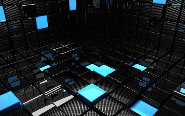Cube chamber 3D backgrounds.