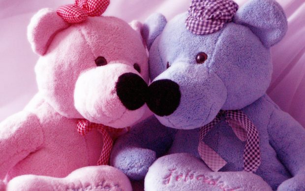 Cute Pink Teddy Bear Wallpapers For Desktop.