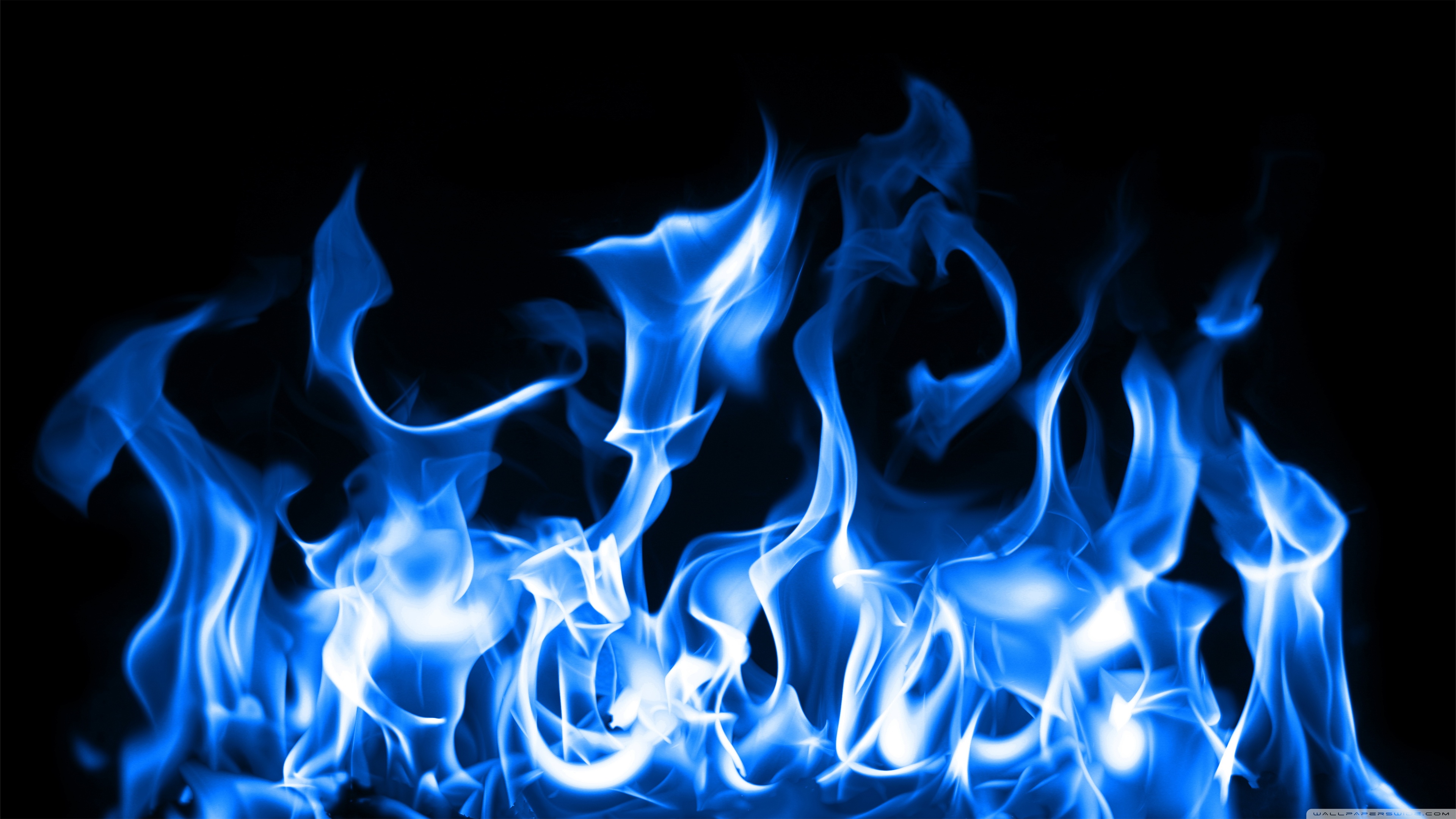 Blue Fire Wallpaper Hd Pixelstalk Net