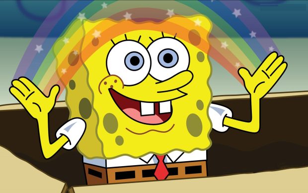 Download desktop spongebob wallpaper HD.