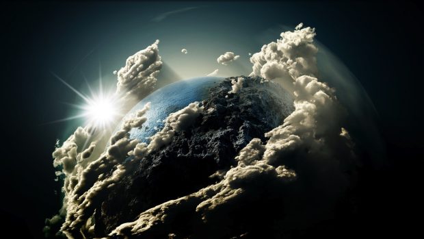 Fantasy earth clouds free hd wallpapers.