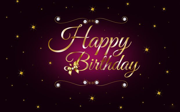 Font Art Happy Birthday Wallpaper Free.