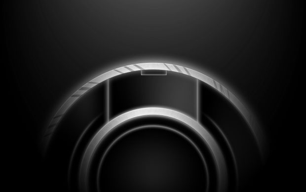 Grey Disk HD Wallpaper.