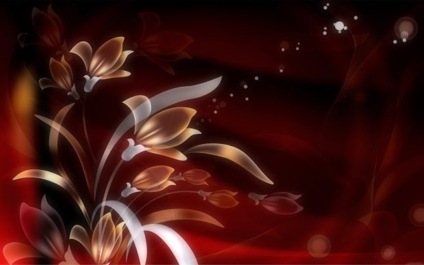 HD abstract fire flower wallpapers.