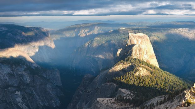 Half dome yosemite national park nature wallpaper HD.