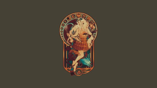 Harry potter luna lovegood art nouveau ultra hd wallpaper.