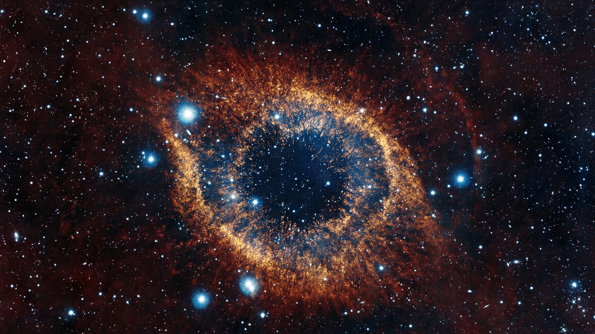 Helix nebula space stars explosion brilliance backgrounds 1920x1080.