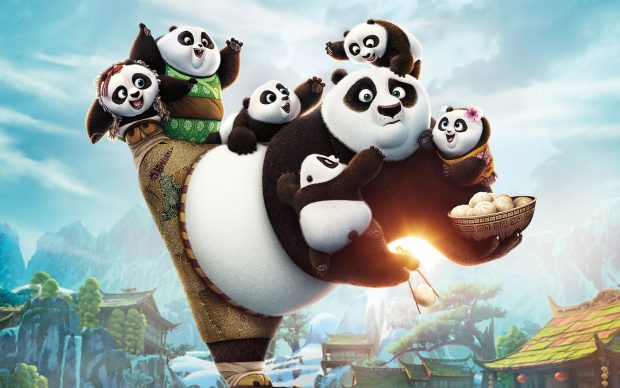 Kung fu panda wide wallpapers HD.