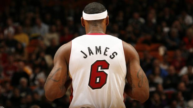 Lebron james miami heat nba HD wallpaper.