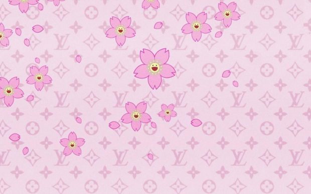 Logo louis vuitton backgrounds flowers.