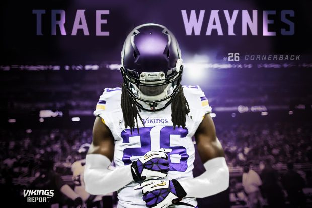 Minnesota Vikings trae waynes wallpaper.