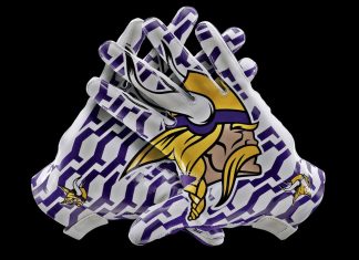 Minnesota vikings gloves 1920x1080 sport wallpaper.