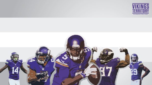 Minnesota vikings players wallpaper.