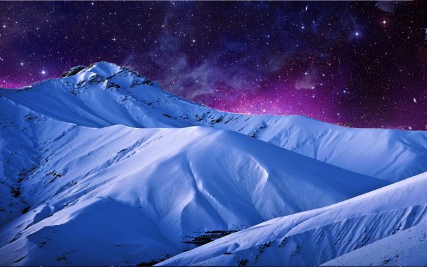 Night mountain wallpaper for android.