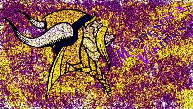 Phychedelic minnesota vikings wallpaper.
