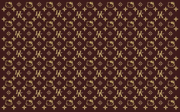 monogram kitty hello vuitton gallery desktop cool louis wallpaper