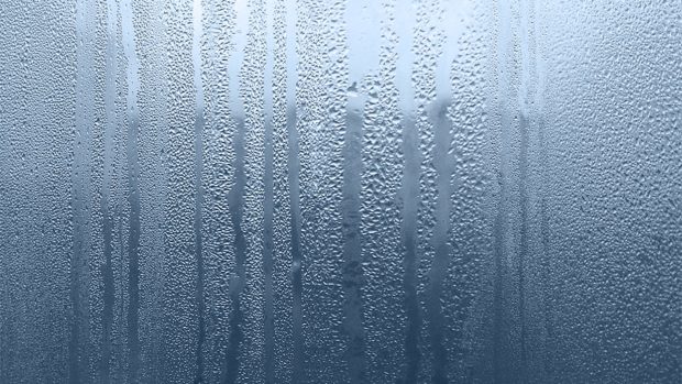 Rain condensation raindrops glass HD wallpaper.