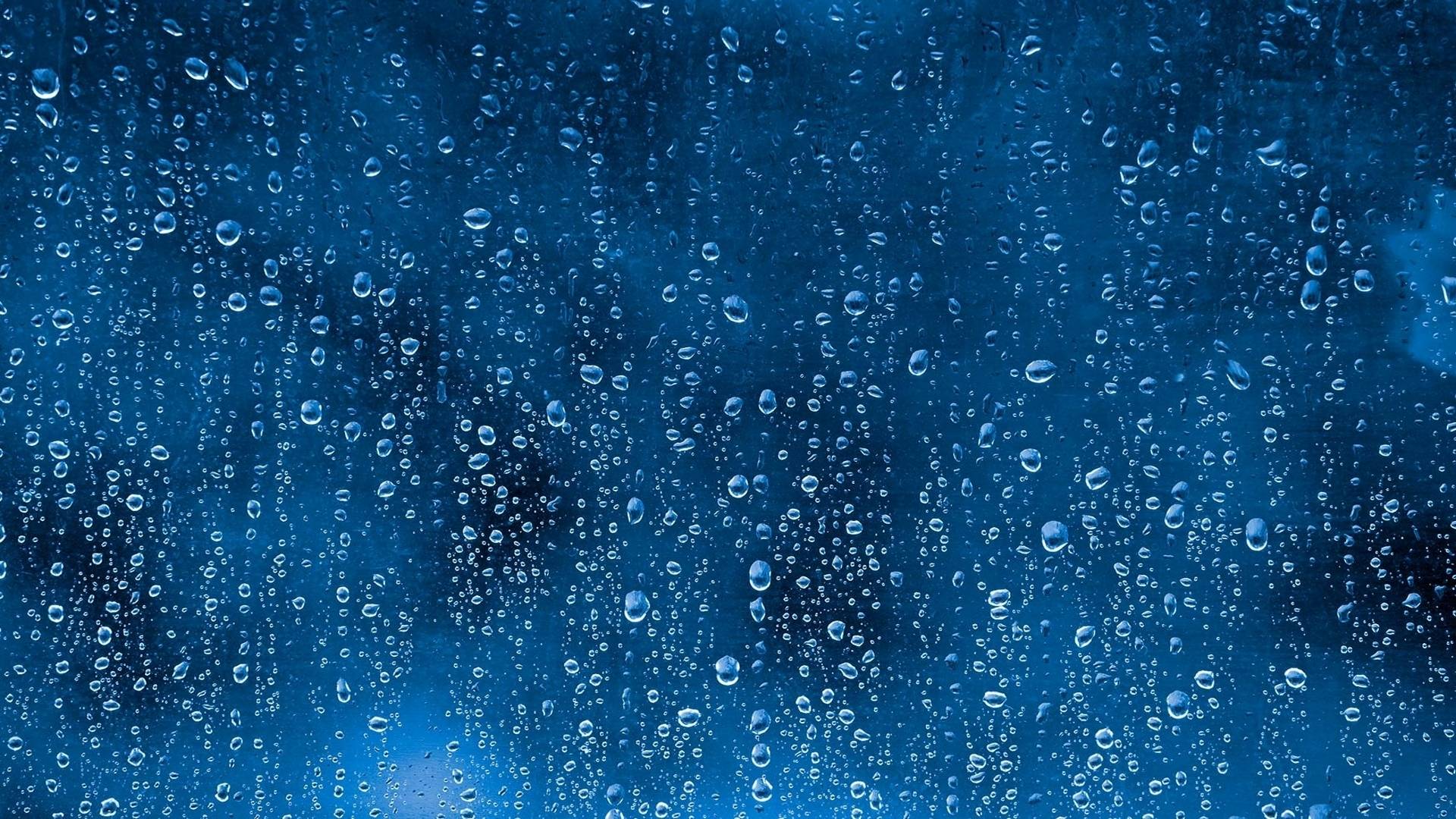 Rain On Glass Wallpaper HD 