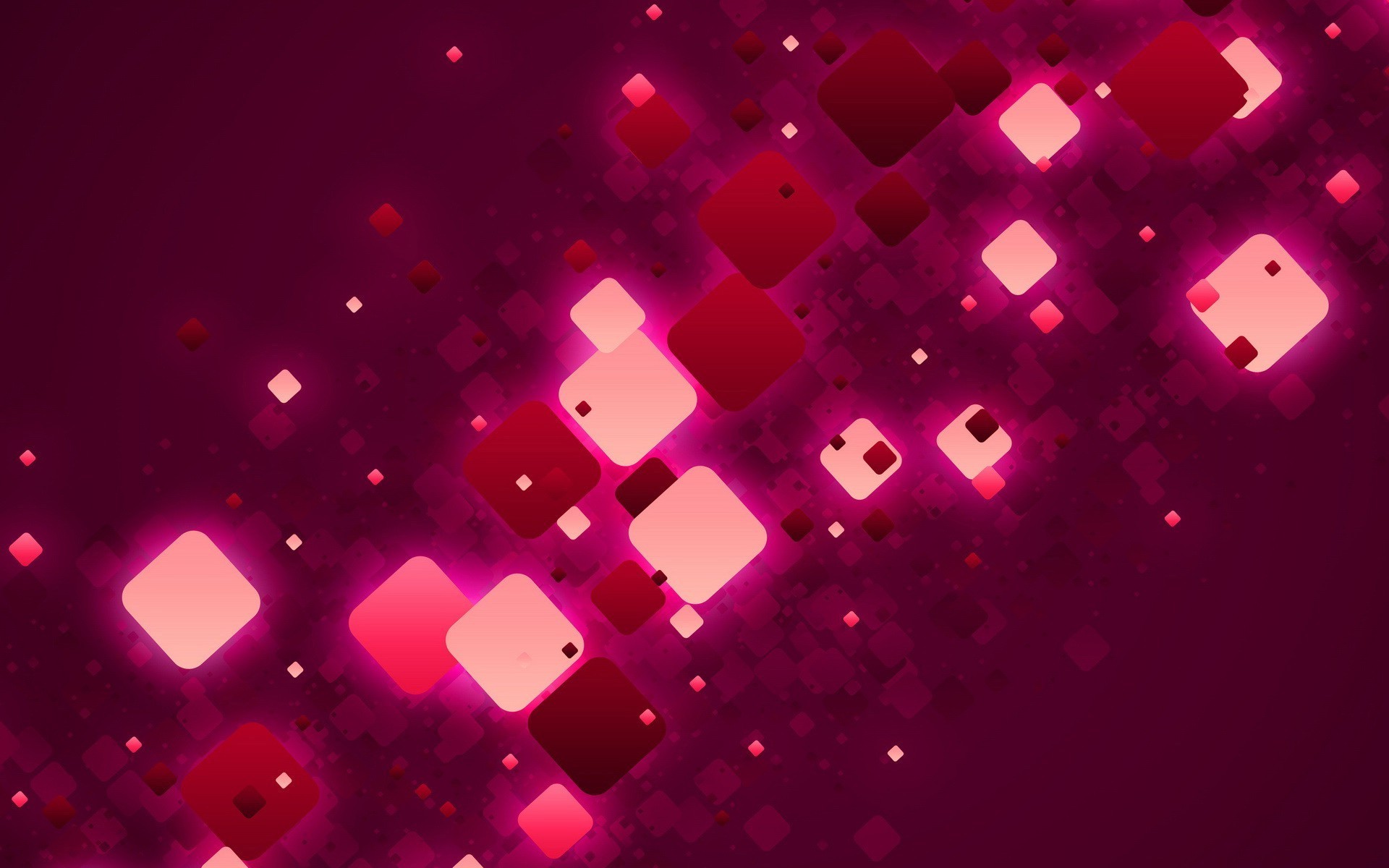 Red and pink squares abstract hd wallpaper.