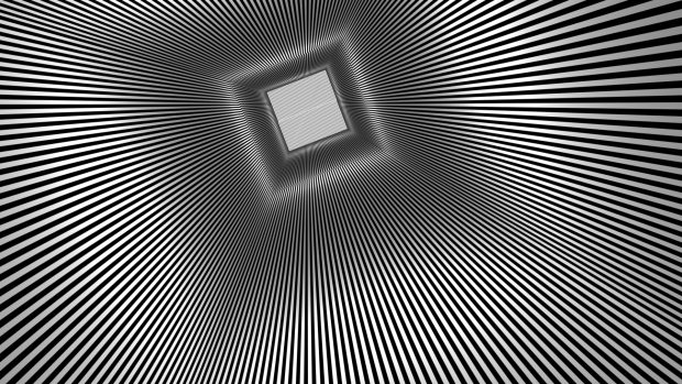 Square Rays optical Illusion teaser psychedelic 1920x1080.