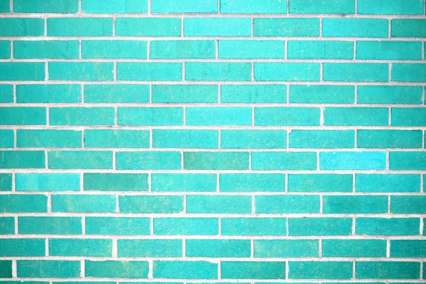 Teal brick background image HD wallpapers.