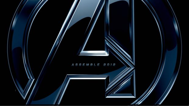 The Avengers Logo On Black Background Wallpapers HD.