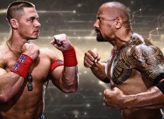 The Rock and John Cena WWE wallpapers HD.