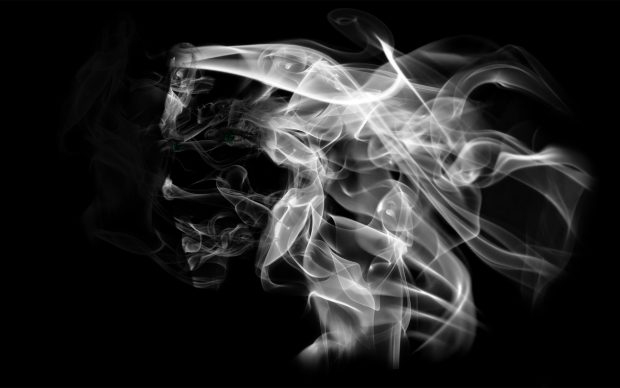 White Smoke Abstract Wallpaper HD.