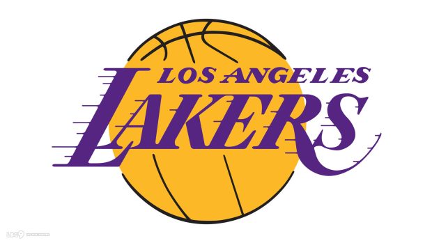 White lakers widescreen wallpaper HD logo.