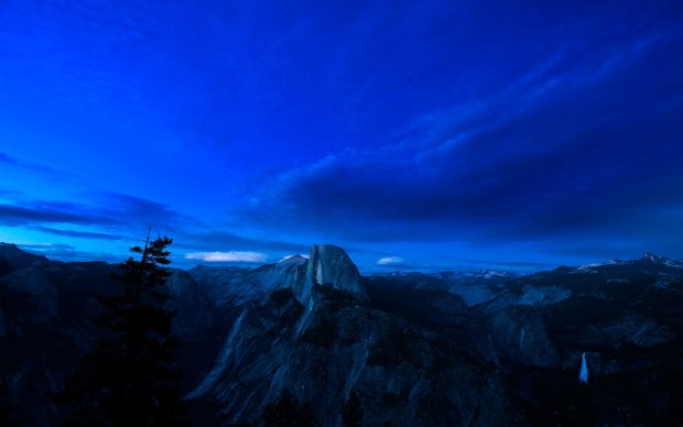 Yosemite Night Wallpaper For Windows.