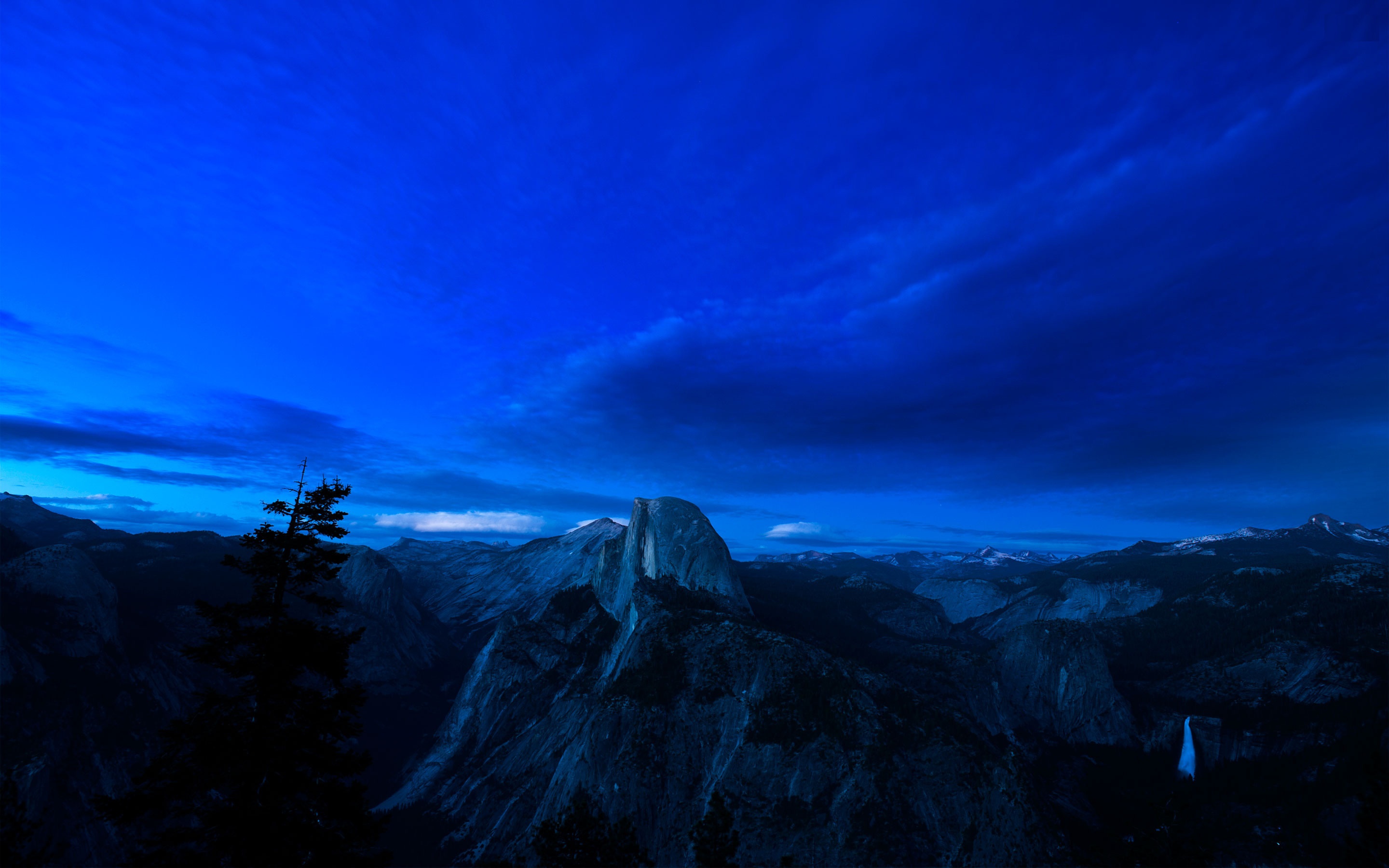 Yosemite Night Wallpaper | PixelsTalk.Net