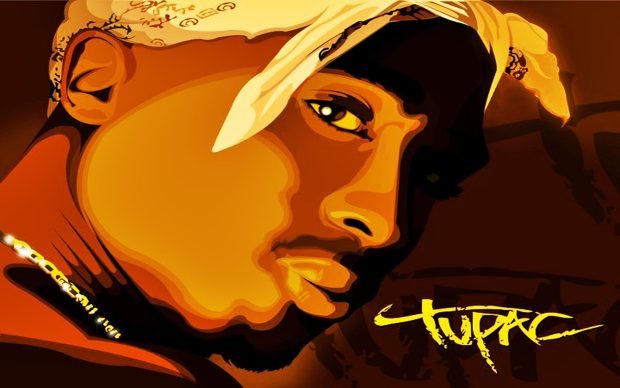 2Pac Drawing Wallpaper.