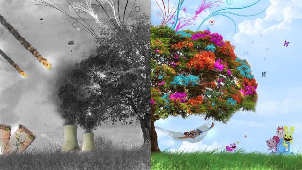 3D Tree Fantasy Full HD Image.