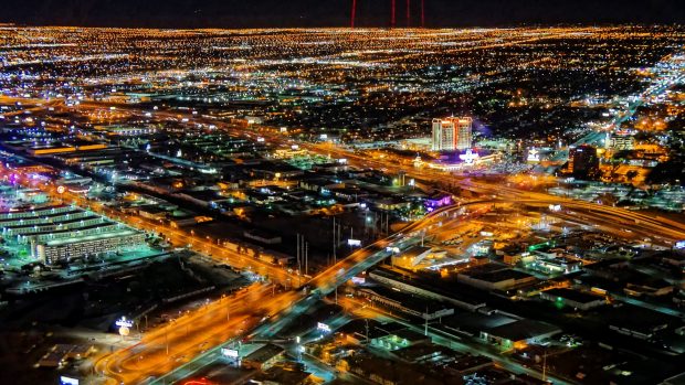 4K HD Wallpaper Las Vegas Night View.