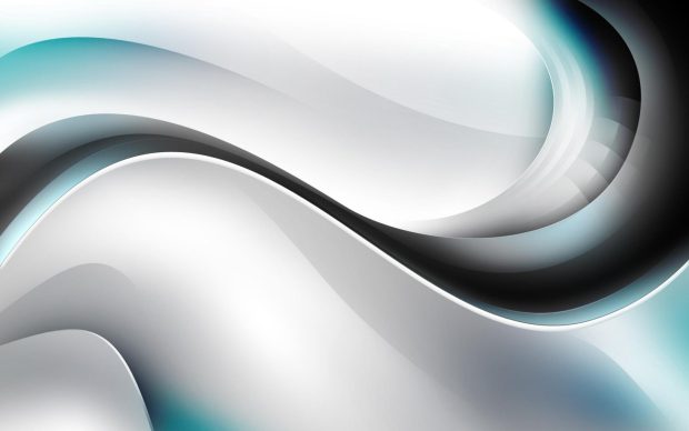 Abstract white silver cool black line HD Wallpaper.