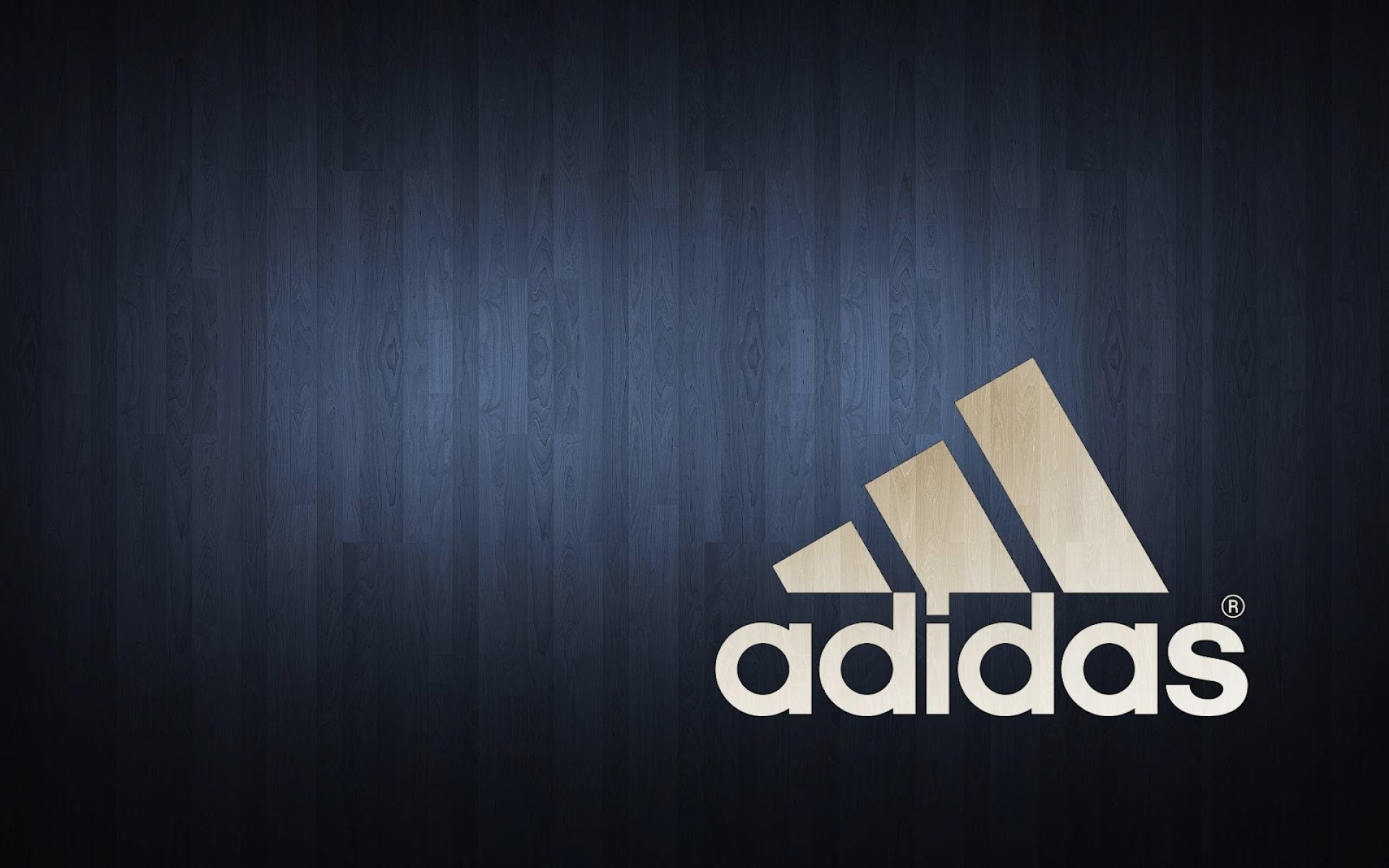 White Adidas Logo