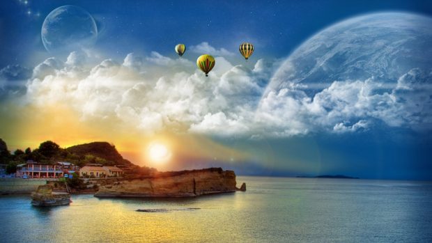 Air balloons sky wallpapers.