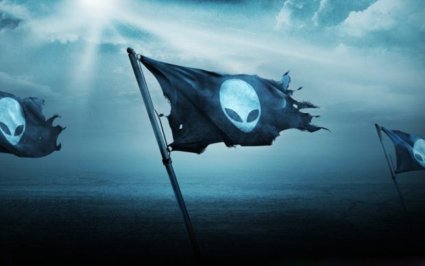 Alienware flag backgrounds wallpaper HD.