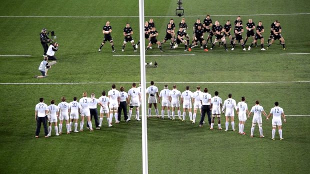 All Blacks Haka before 2011 Rugby World Cup Final vs France.